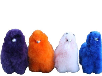 9" Standing Fur Alpaca Toy Purely Alpaca