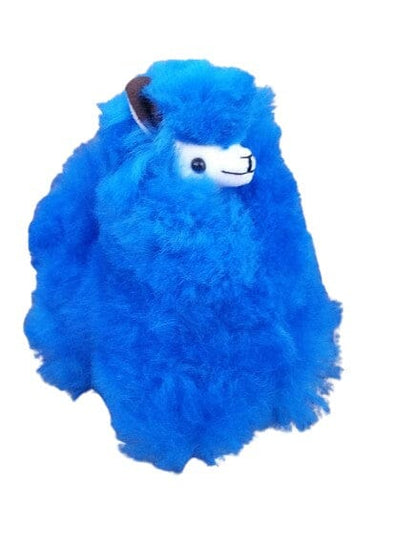 9" Standing Fur Alpaca Toy Purely Alpaca