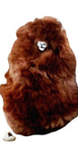9" Standing Fur Alpaca Toy Purely Alpaca