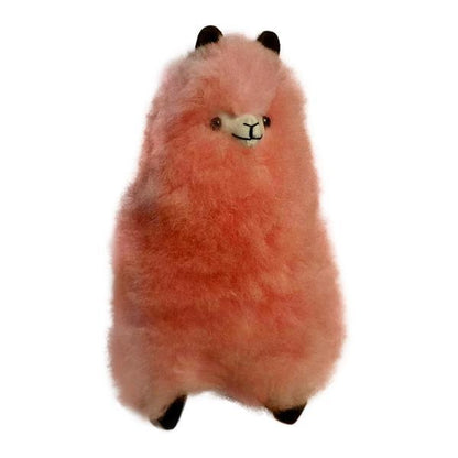 9" Standing Fur Alpaca Toy Purely Alpaca