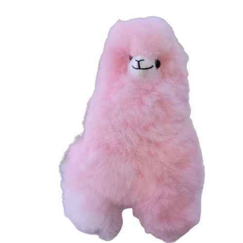 9" Standing Fur Alpaca Toy Purely Alpaca