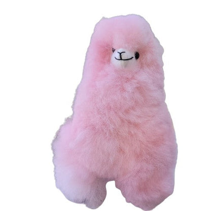 9" Standing Fur Alpaca Toy Purely Alpaca