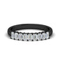 1 Carat Nine Stone Emerald Cut Wedding Band Fascinating Diamonds