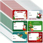 90-Pieces: Christmas Sticker Tags - Self-Adhesive with Christmas Name Tag