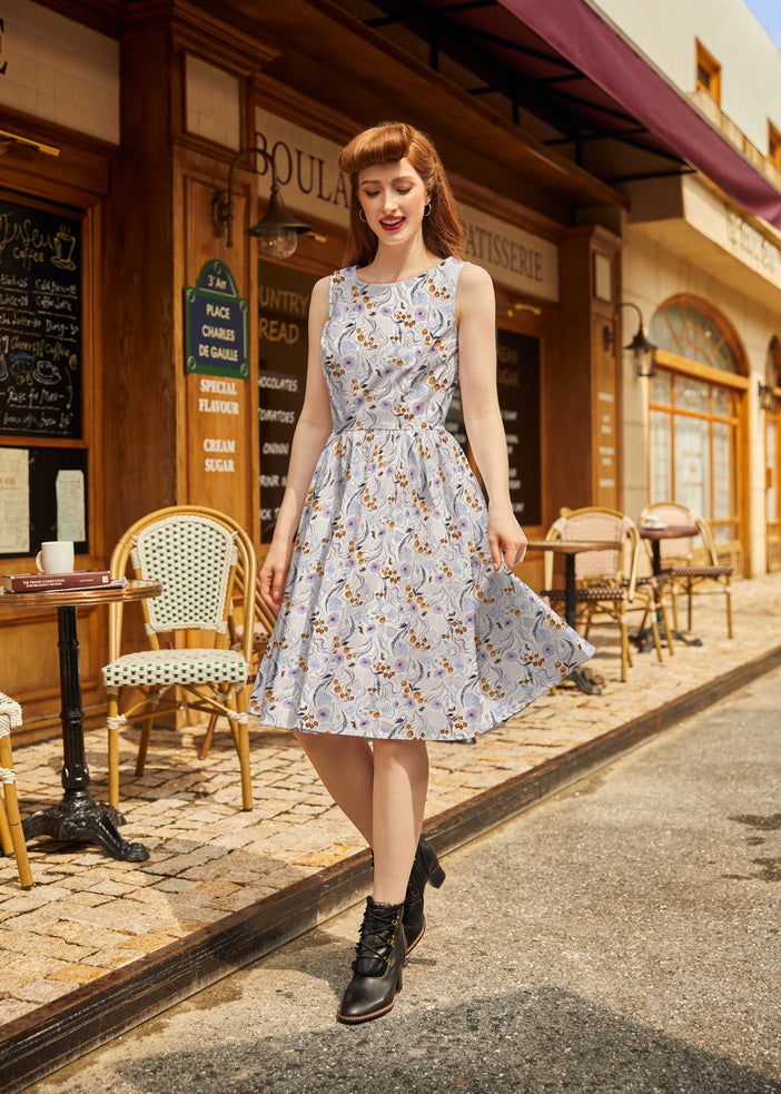 Pollinators Vintage Dress Retrolicious