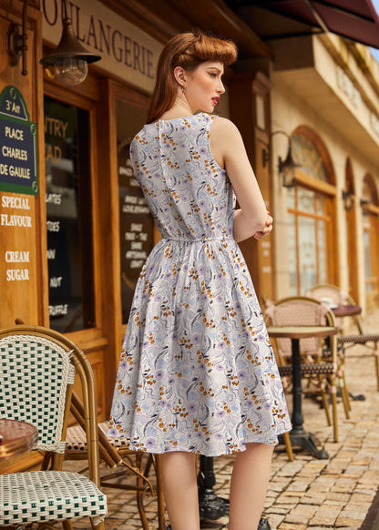 Pollinators Vintage Dress Retrolicious