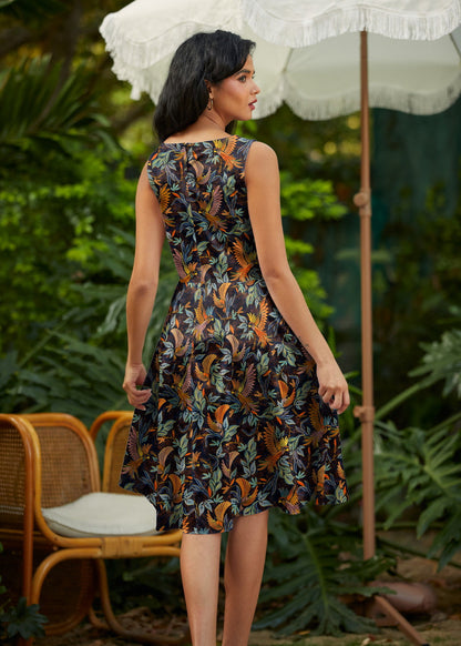 Birds of a Feather Vintage Dress Retrolicious