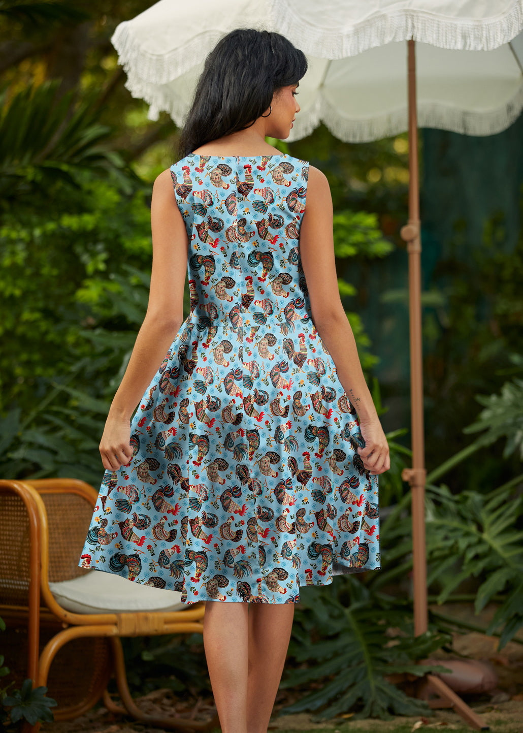 Chicken Vintage Dress Retrolicious