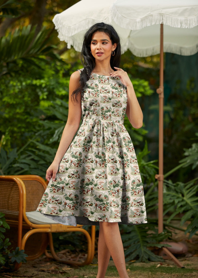 Mouse Vintage Dress Retrolicious