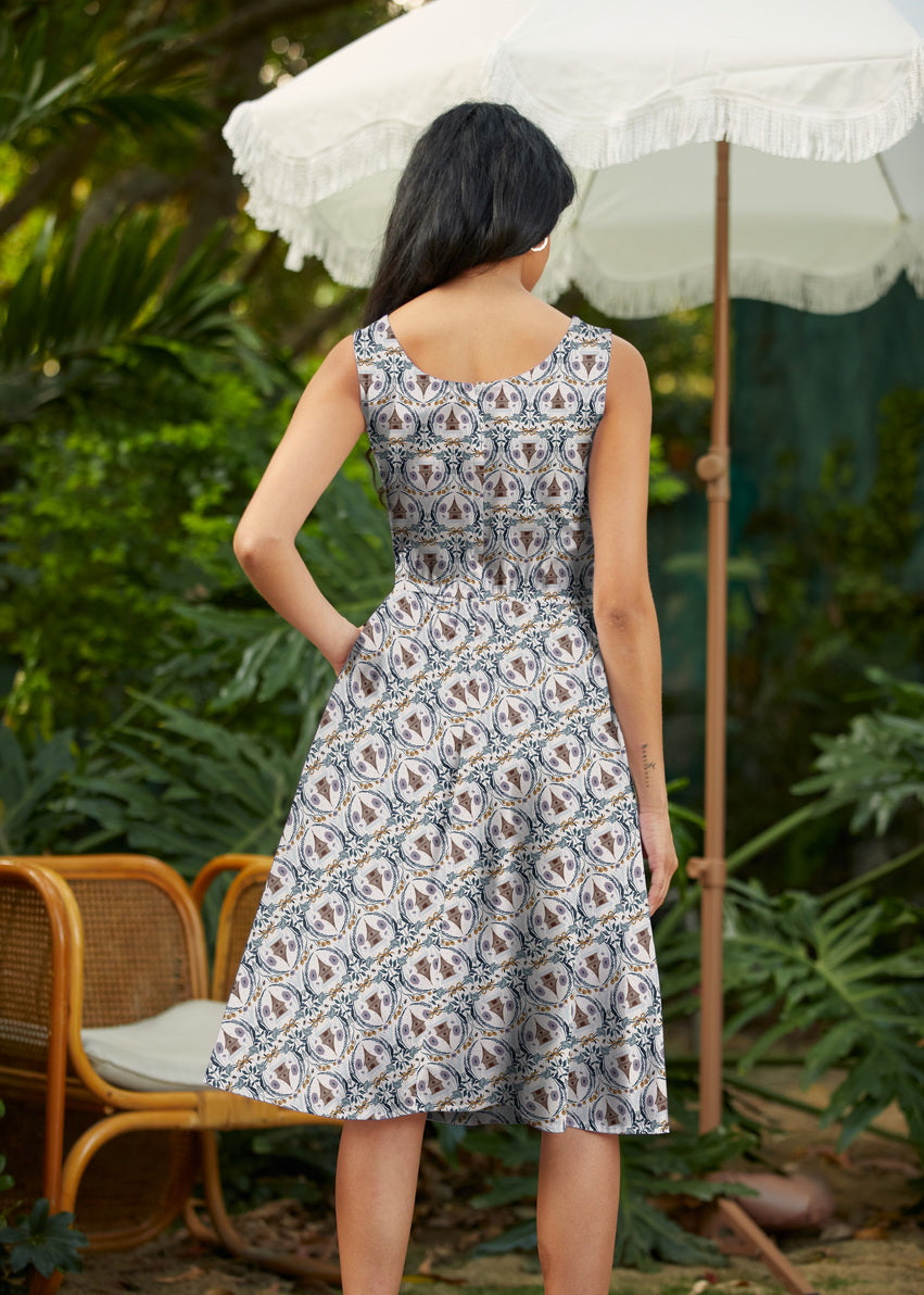 Honey I'm Home Fit & Flare Dress Retrolicious