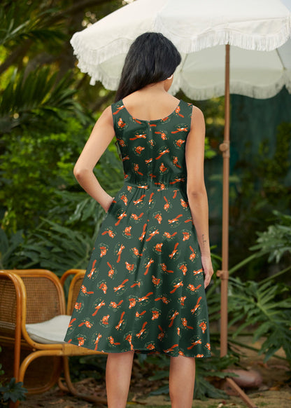 Chipmunks Fit & Flare Dress Retrolicious