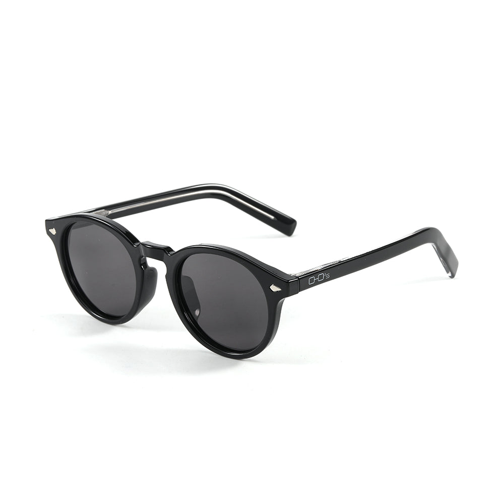 OASIS Black Polarized Round Sunglasses OHO's