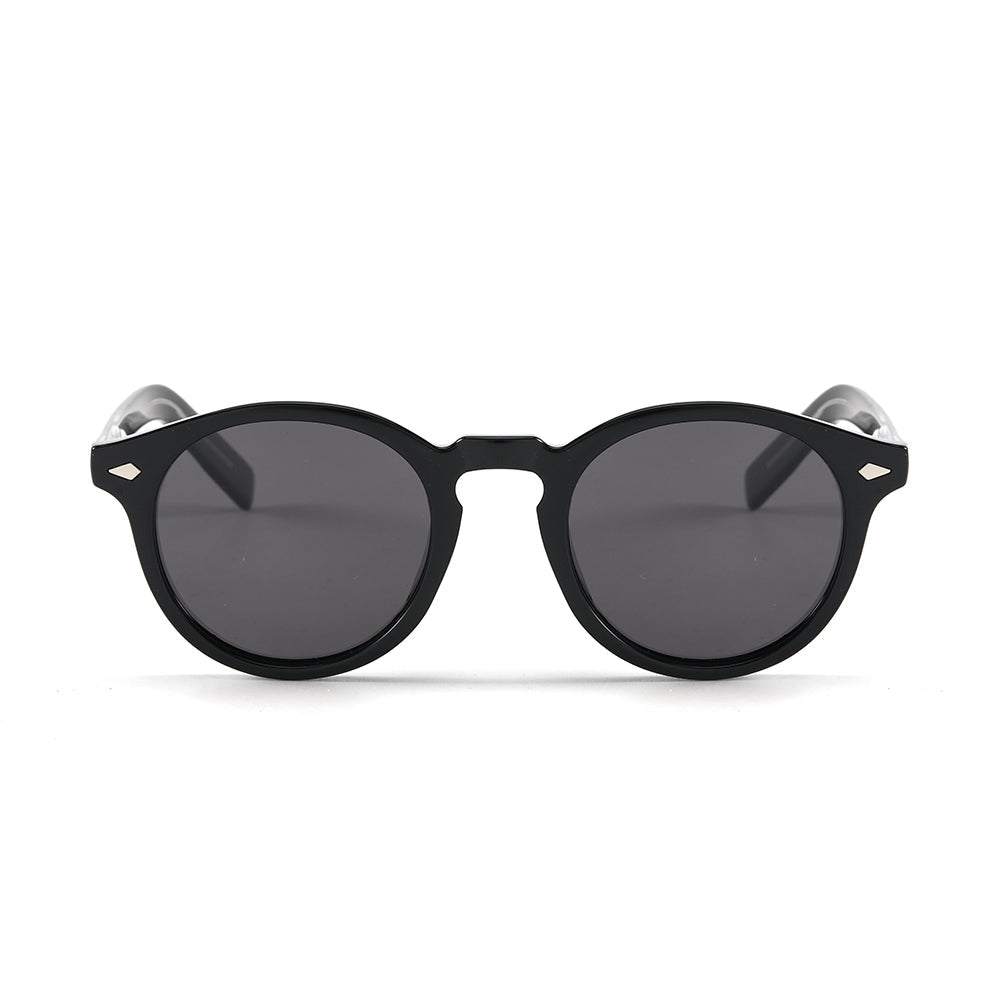 OASIS Black Polarized Round Sunglasses OHO's