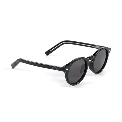OASIS Black Polarized Round Sunglasses OHO's