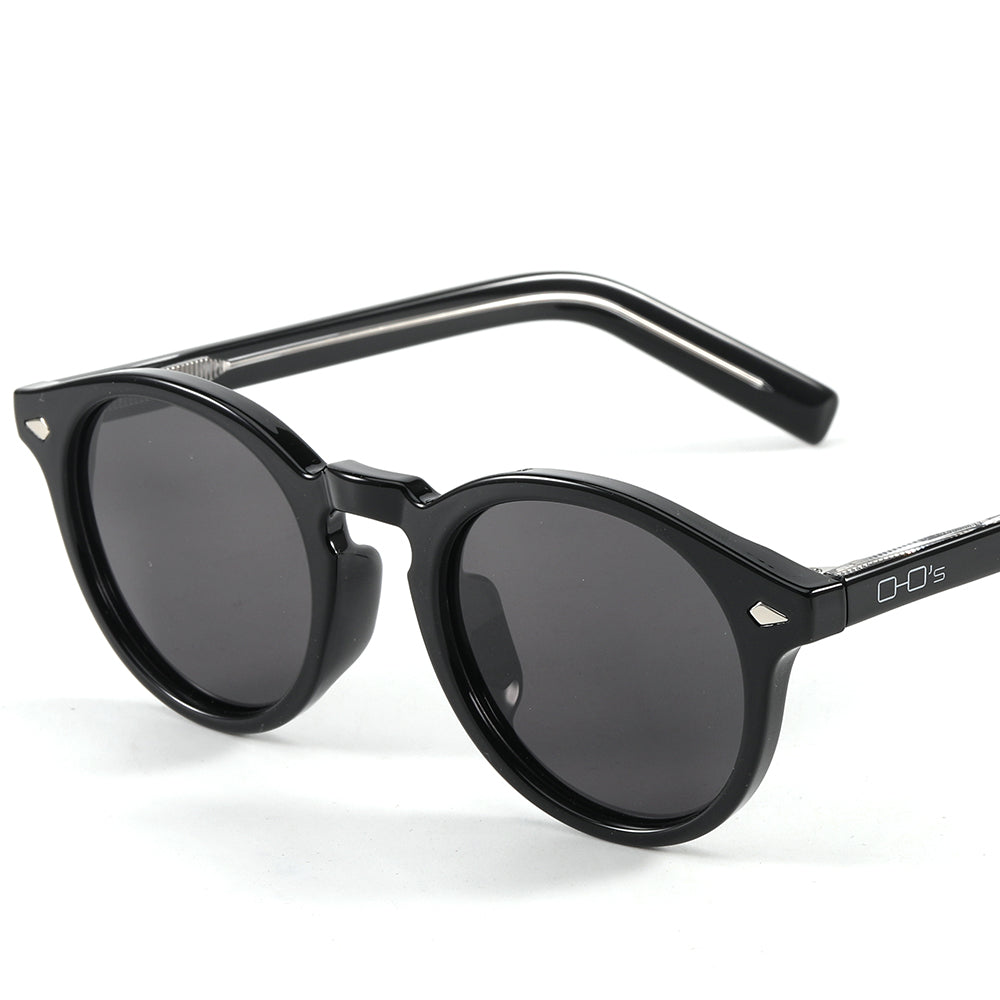 OASIS Black Polarized Round Sunglasses OHO's