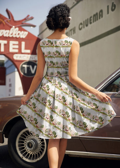 Elizabeth Dress in Woodland Sunset Retrolicious