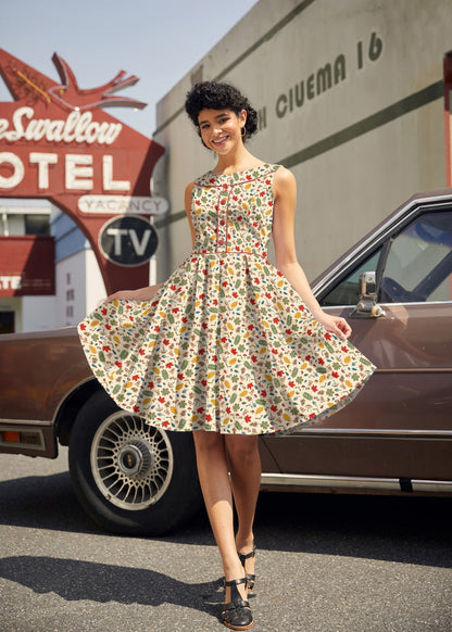 Elizabeth Dress in Woodlands Retrolicious