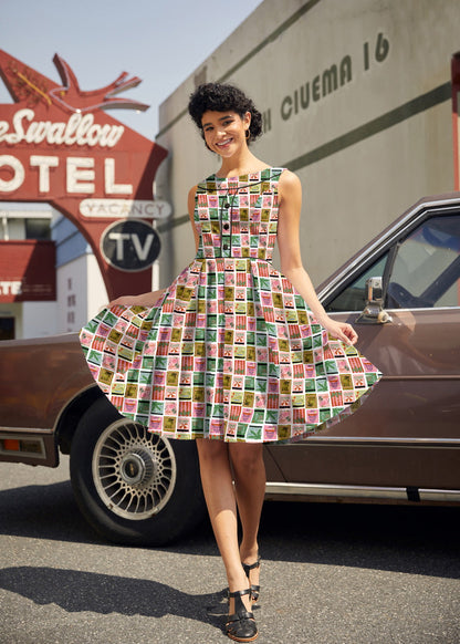 Elizabeth Dress in Paradise Retrolicious