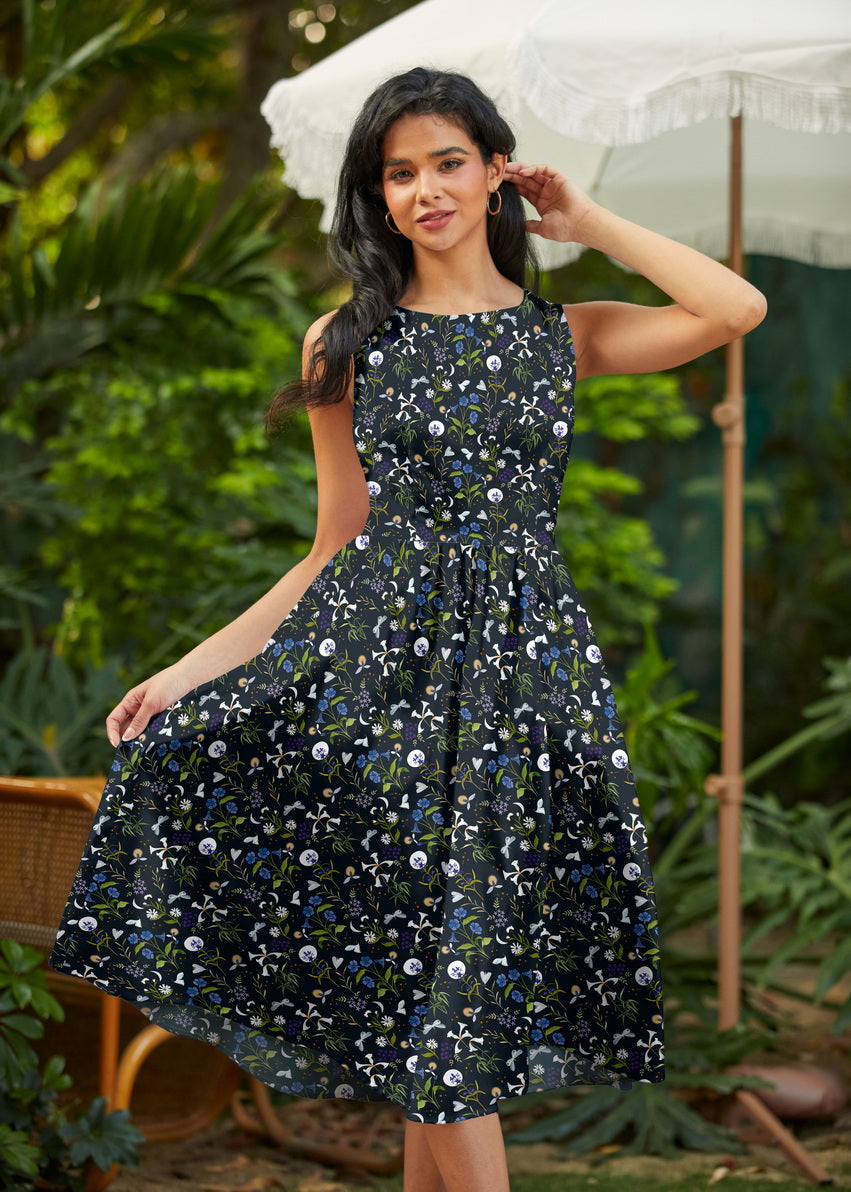 Firefly Midi Dress Retrolicious