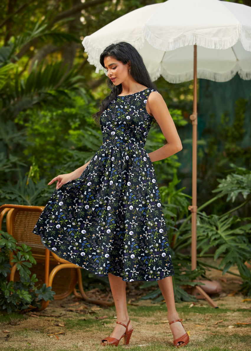 Firefly Midi Dress Retrolicious