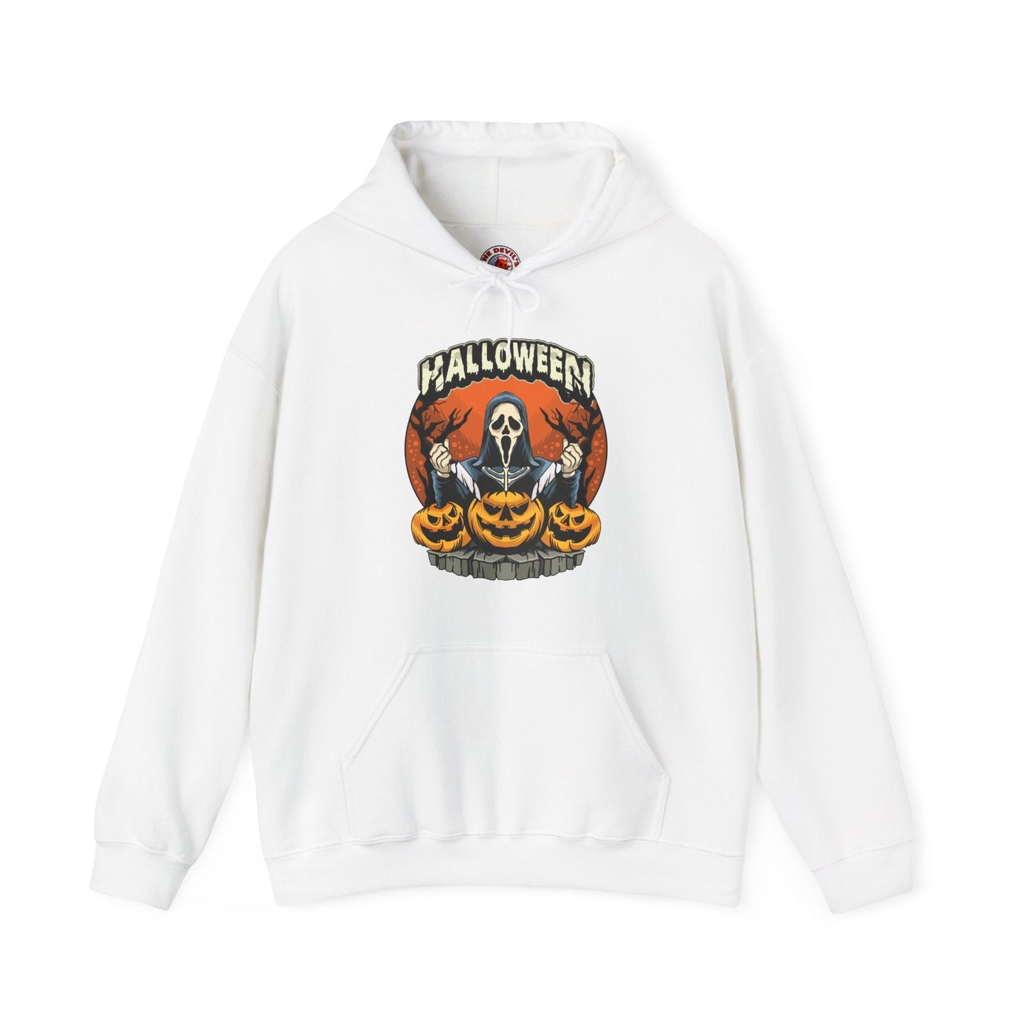 Screamer Killer Ghost Halloween Hooded Sweatshirt The Devil's Pickle