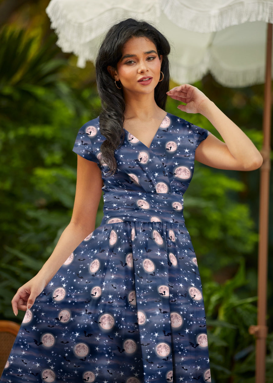 Bat Moon Greta Dress Retrolicious
