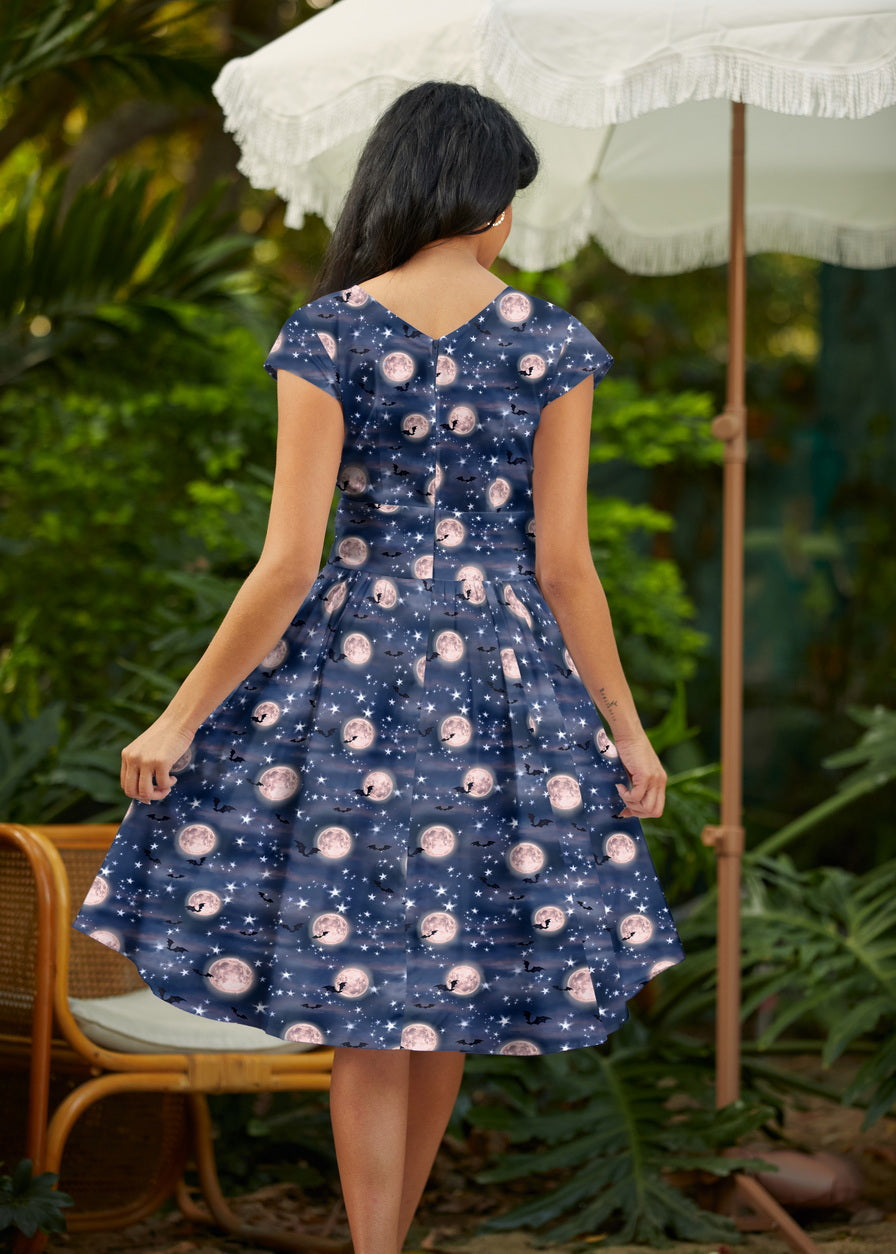 Bat Moon Greta Dress Retrolicious