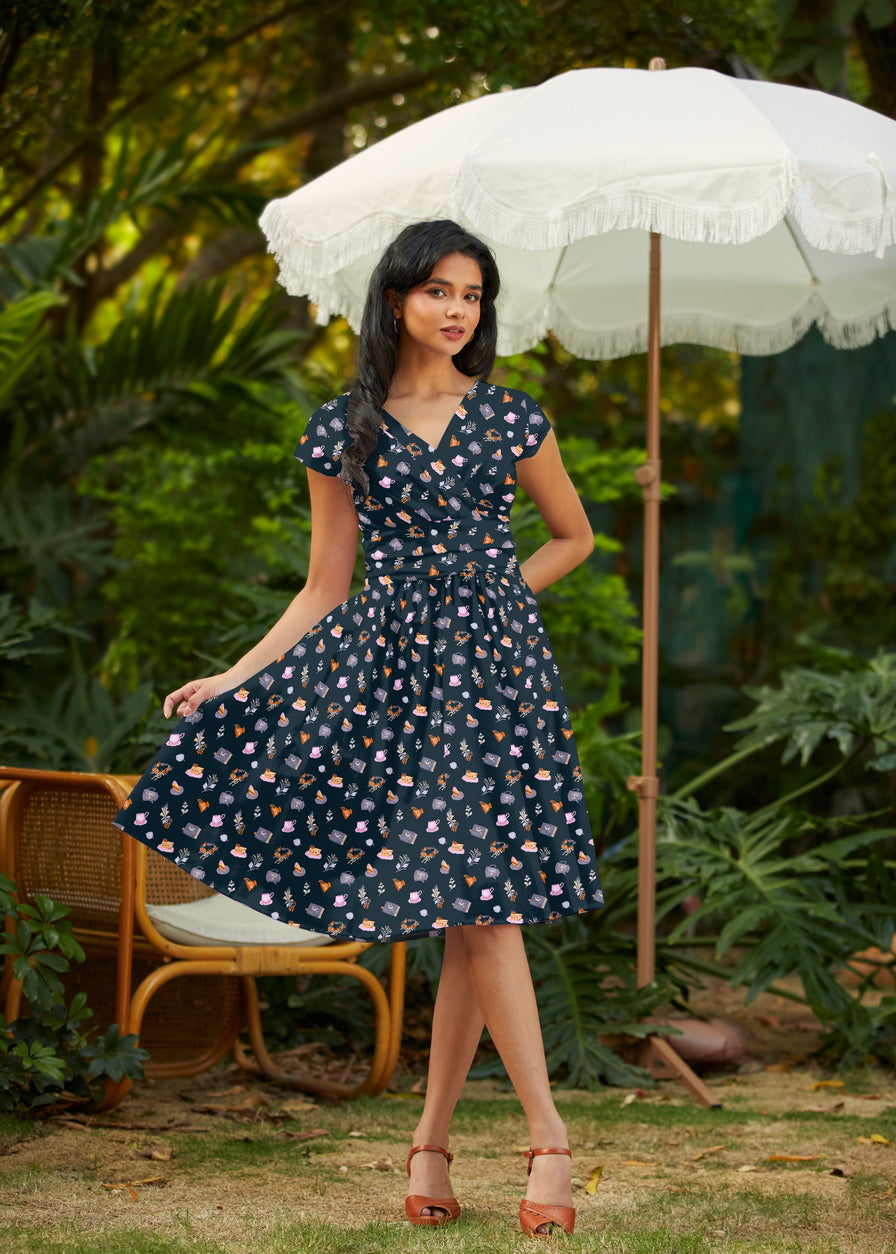 Tea Party Greta Dress Retrolicious