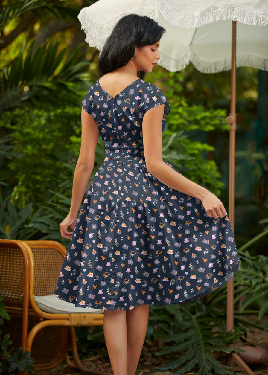 Tea Party Greta Dress Retrolicious
