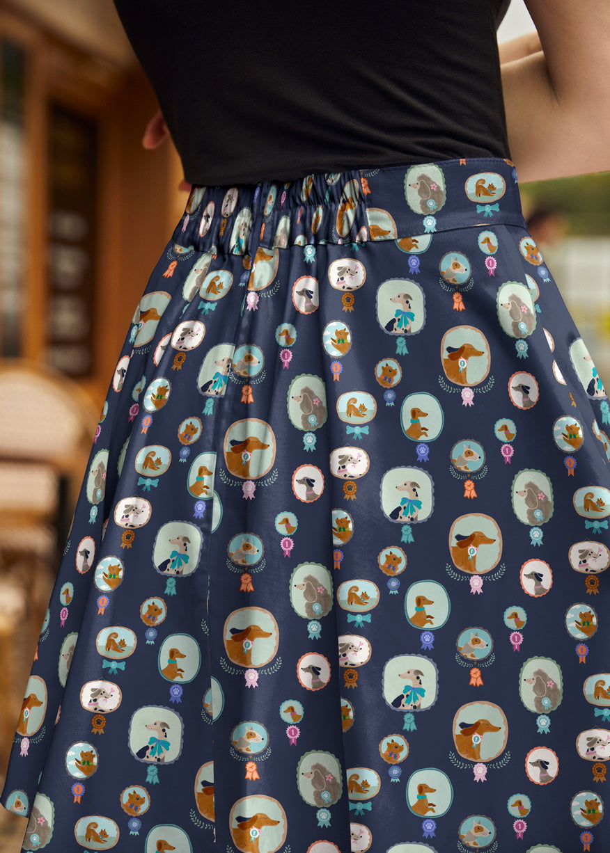 Best in Show Dog Skater Skirt Retrolicious