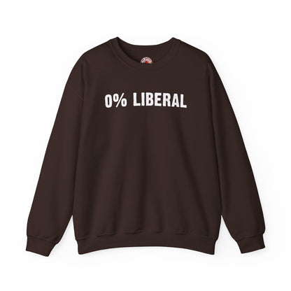 0% Liberal Crewneck Sweatshirt The Devil's Pickle