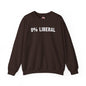 0% Liberal Crewneck Sweatshirt The Devil's Pickle