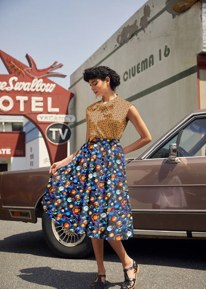 Space Doris Skirt Retrolicious