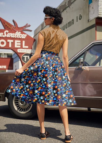 Space Doris Skirt Retrolicious