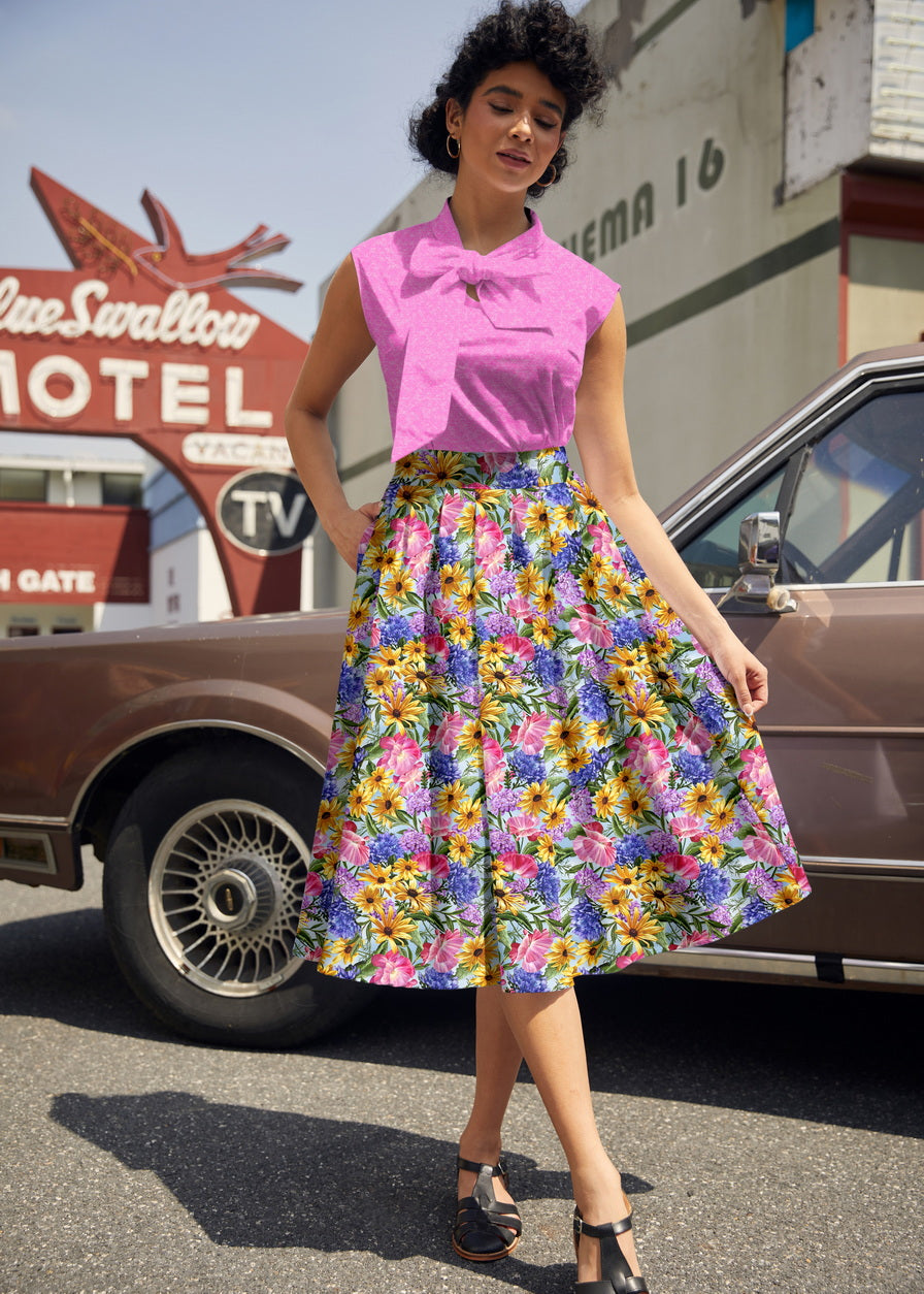 Floral Doris Skirt Retrolicious