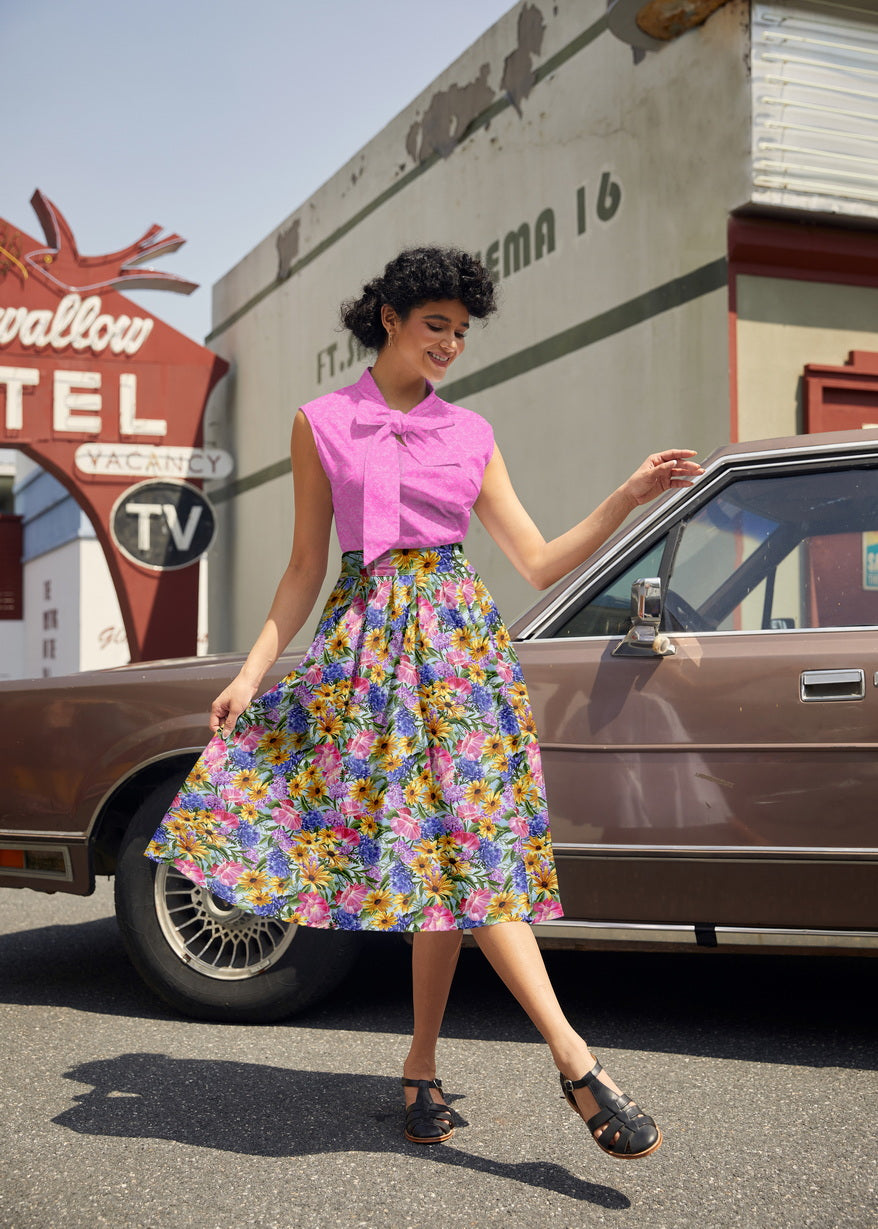 Floral Doris Skirt Retrolicious