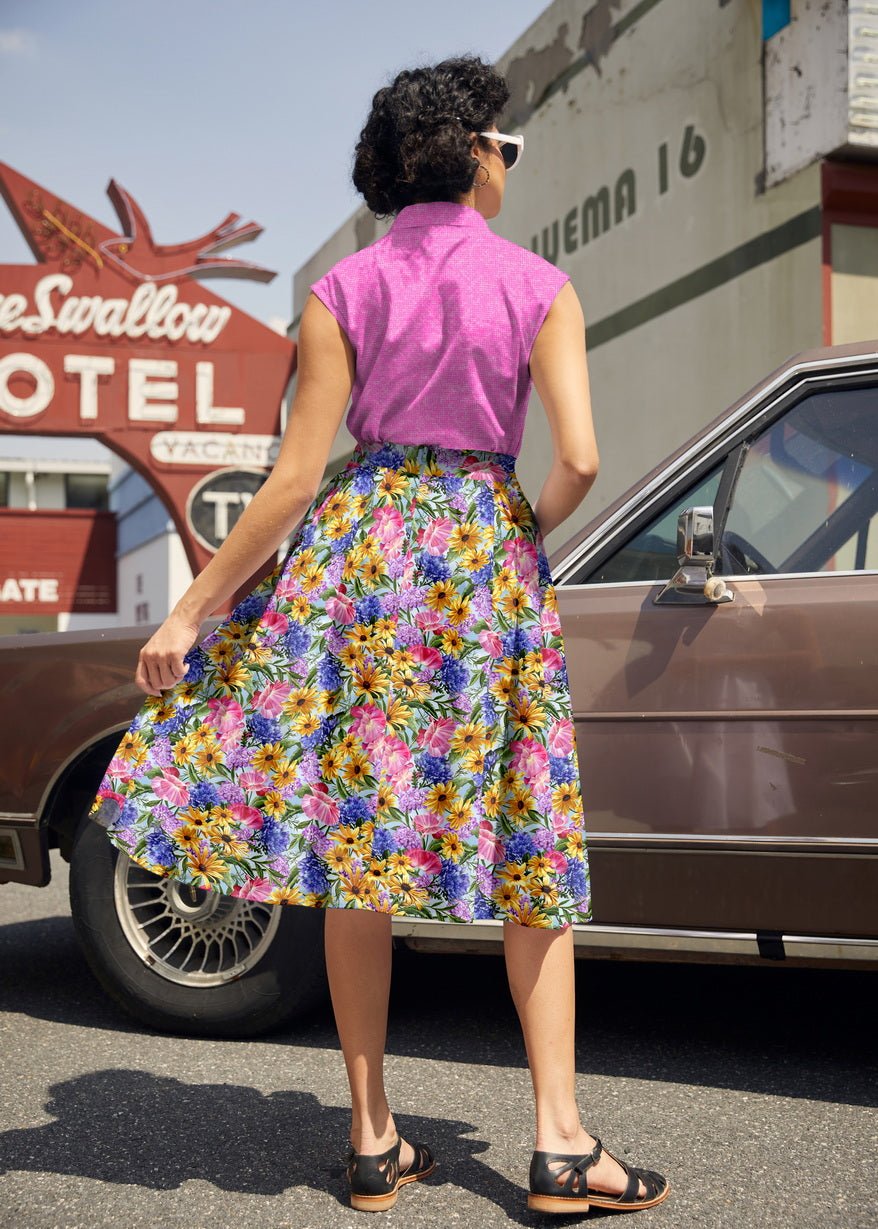 Floral Doris Skirt Retrolicious