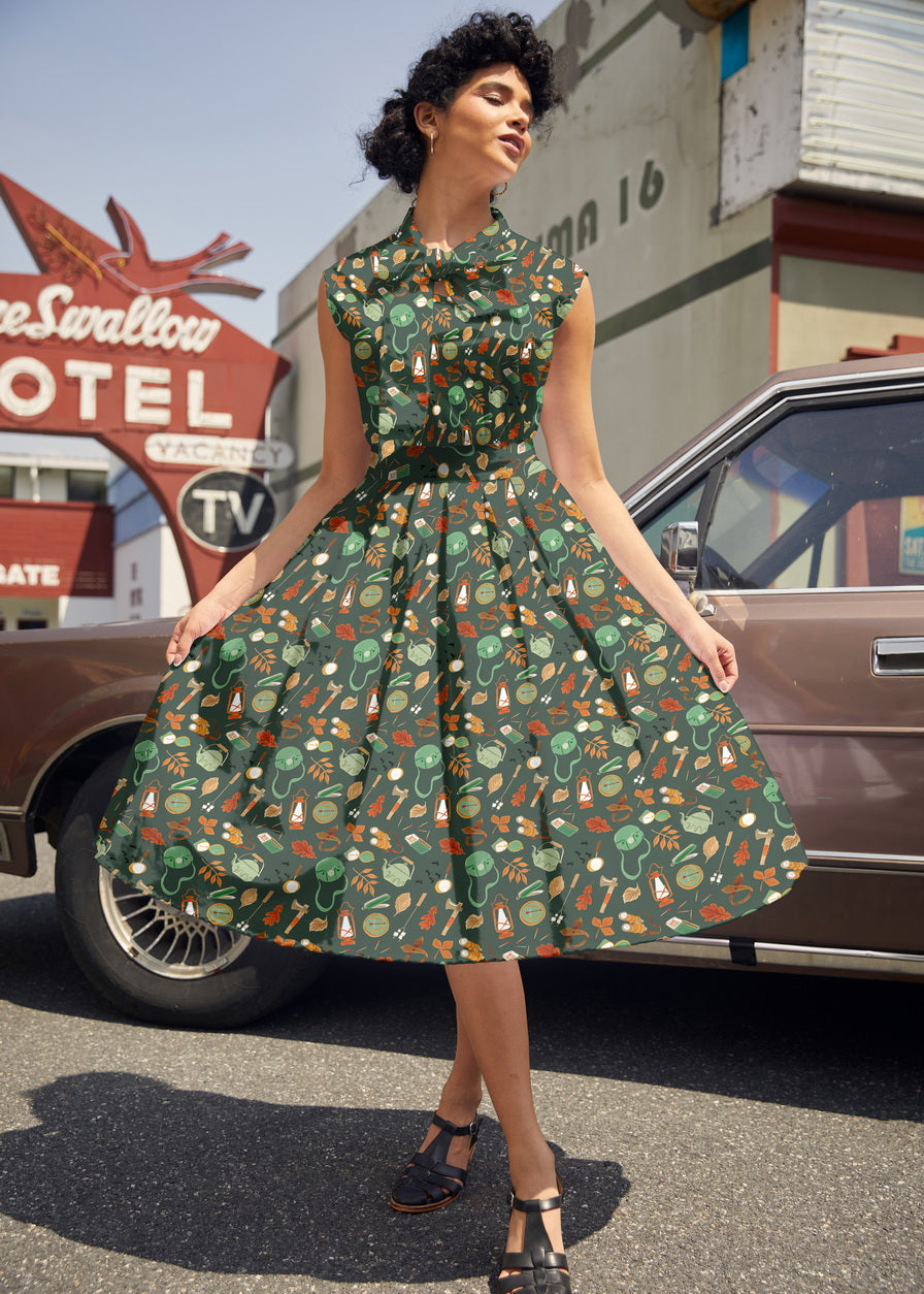 Camping Bow Top Retrolicious