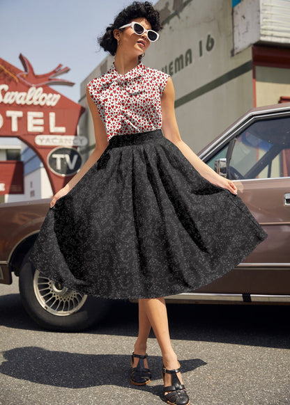 Music Notes Doris Skirt Retrolicious