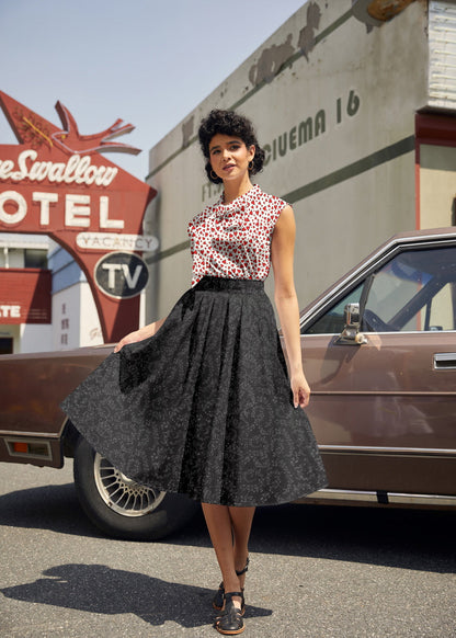 Music Notes Doris Skirt Retrolicious