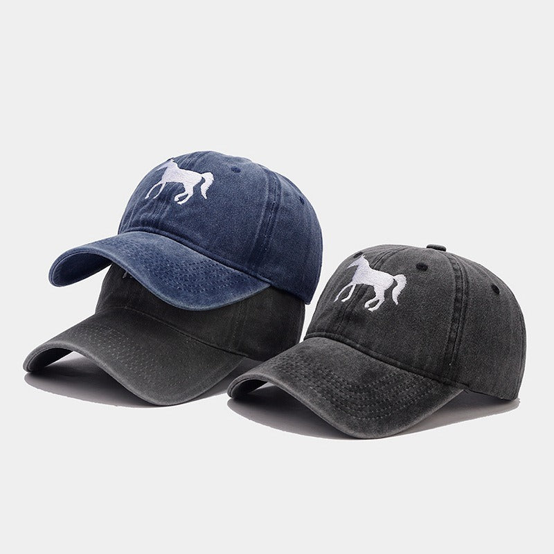 Horsing Around Distressed Cowgirl Baseball Cap Country in My Heart