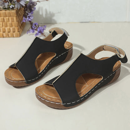 Women's Casual Velcro Strap Sandals FitiqueFit