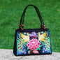 Embroidered Handbag, Double Zipper Bag, Women's Printed Handbag NovaCart