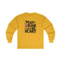 Eat Drink and Be Scary Long Sleeve Tee The Devil's Pickle