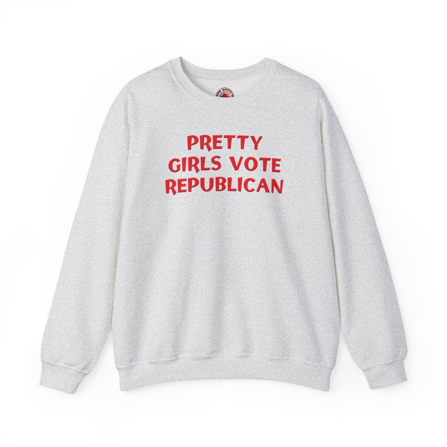 Pretty Girls Vote Republican Crewneck Sweatshirt The Devil's Pickle