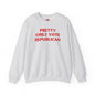 Pretty Girls Vote Republican Crewneck Sweatshirt The Devil's Pickle