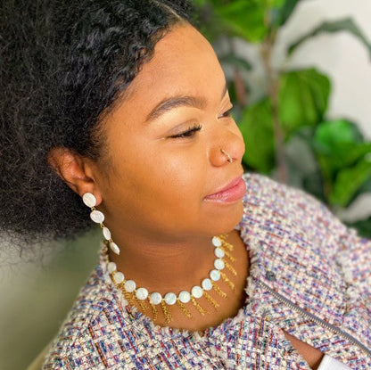 Chain Fringe Shell Pearl Necklace Shop Style & More | Fresh Looks, Everyday Deals & Free Shipping