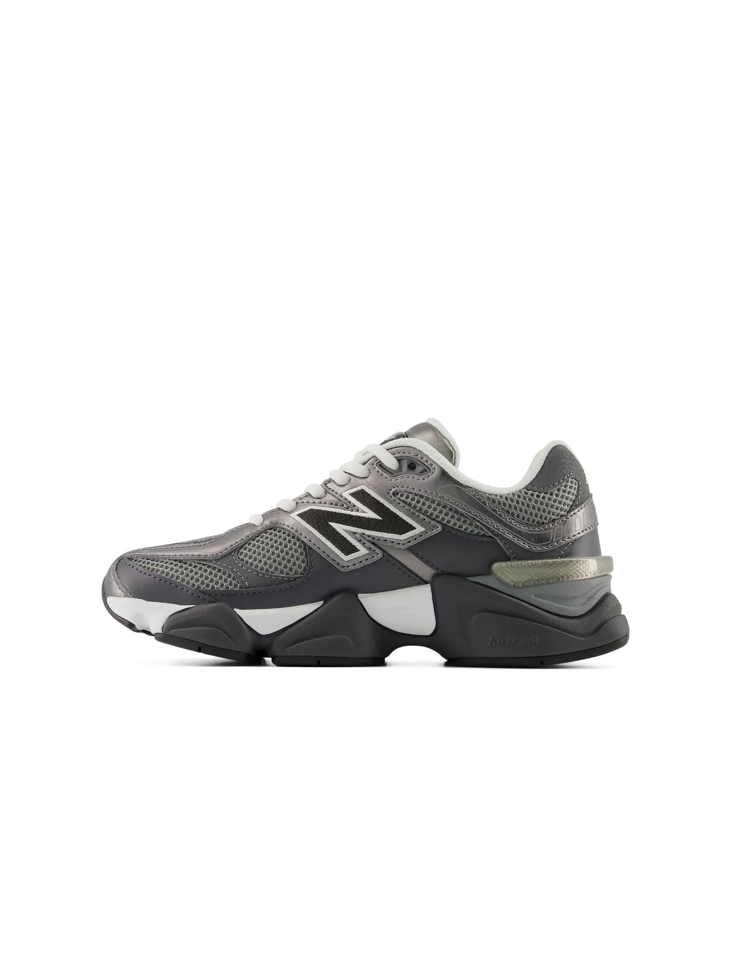 New Balance Big Kids 9060 Lace  - Grey/Black Denim Exchange