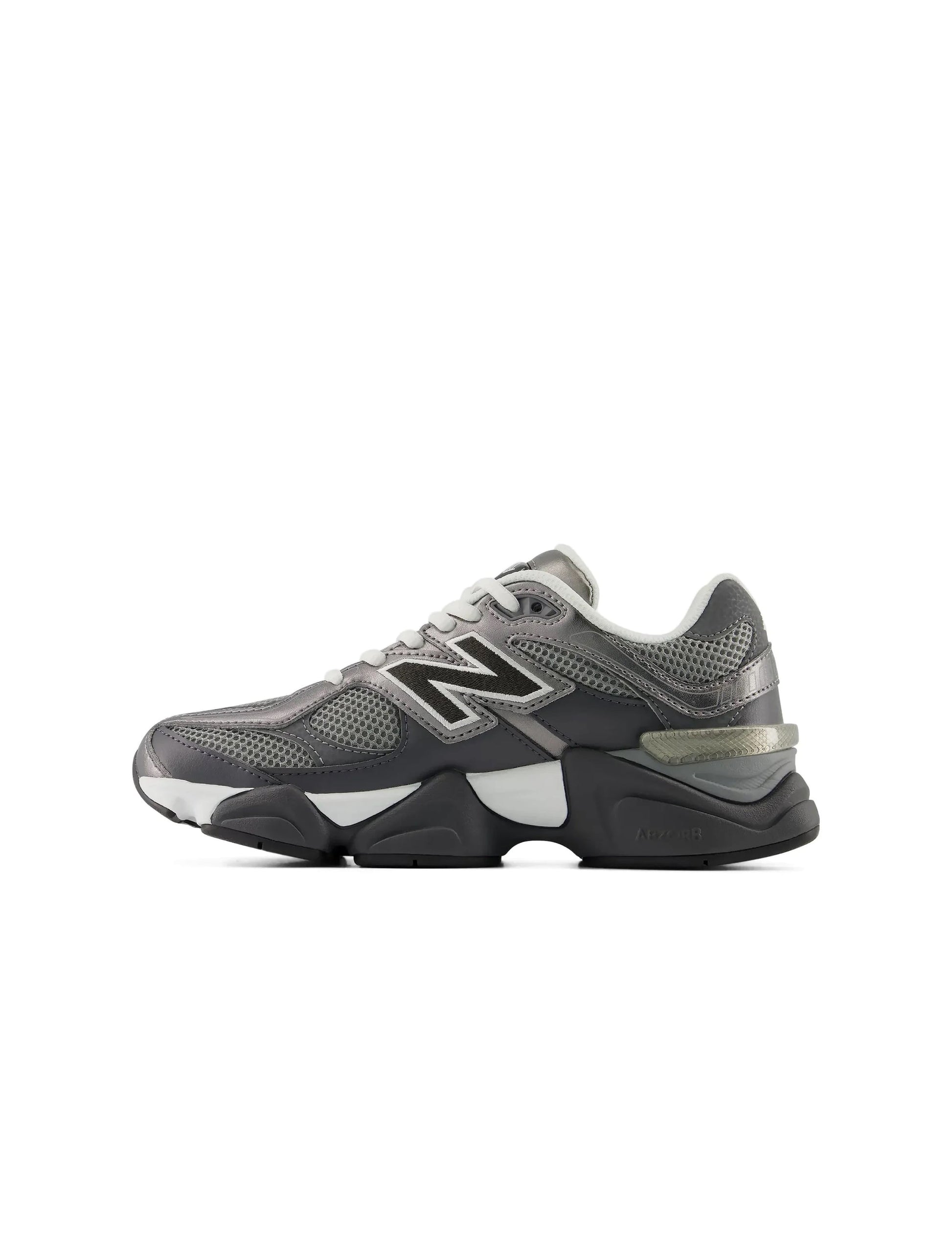 New Balance Big Kids 9060 Lace  - Grey/Black Denim Exchange