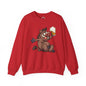 Beer Drinking Boar Crewneck Sweatshirt The Devil's Pickle